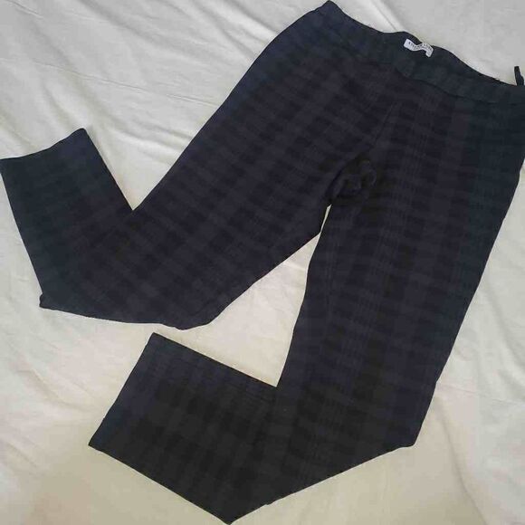 Atelier Luxe Black Grey Plaid PullOn Legging 8 - Picture 8 of 8